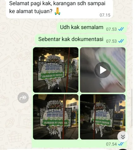 Pengiriman Papan Bunga Selamat Riverwalk Island