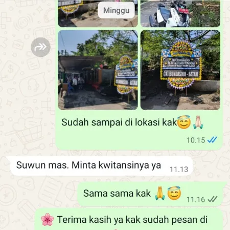 Pengiriman Papan Bunga Duka Riverwalk Island