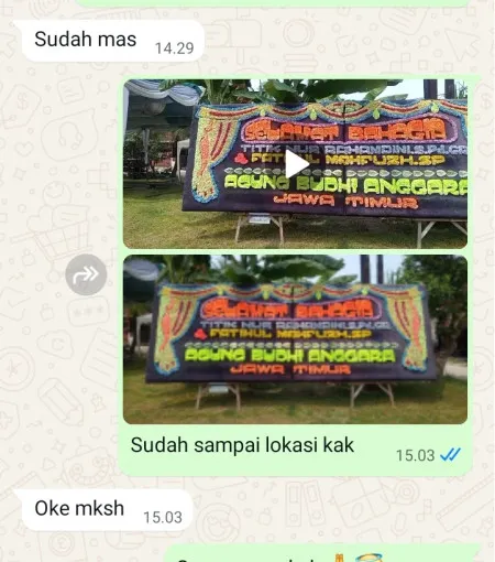 Pengiriman Papan Bunga Riverwalk Island